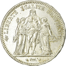 Coin, France, Hercule, 5 Francs, 1876, Paris, VF(30-35), Silver, KM:820.1