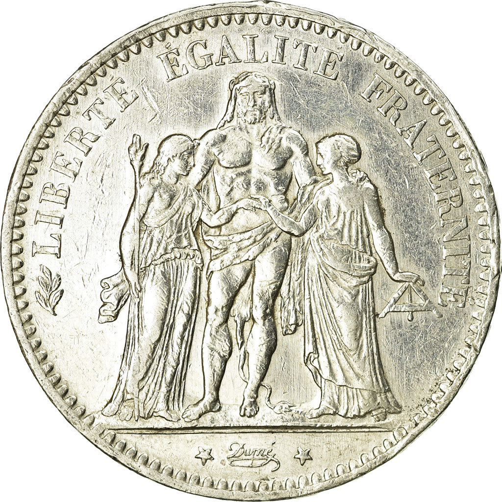 Münze, Frankreich, Hercule, 5 Francs, 1876, Paris, SS, Silber, KM:820.1