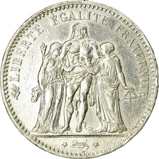 Münze, Frankreich, Hercule, 5 Francs, 1876, Paris, SS, Silber, KM:820.1