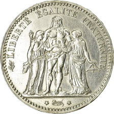 Coin, France, Hercule, 5 Francs, 1876, Paris, EF(40-45), Silver, KM:820.1