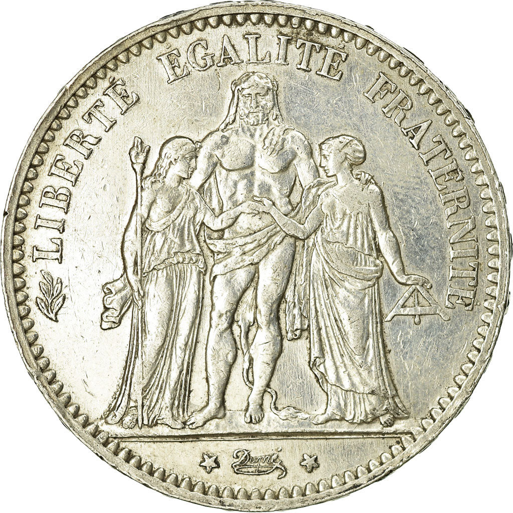 Monnaie, France, Hercule, 5 Francs, 1876, Paris, TTB, Argent, Gadoury:745a