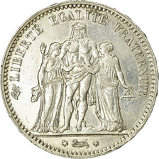 Monnaie, France, Hercule, 5 Francs, 1876, Paris, TTB, Argent, Gadoury:745a