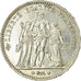 Monnaie, France, Hercule, 5 Francs, 1876, Paris, TTB, Argent, Gadoury:745a