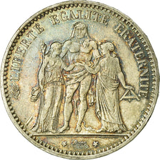 Moneta, Francia, Hercule, 5 Francs, 1874, Paris, MB, Argento, KM:820.1