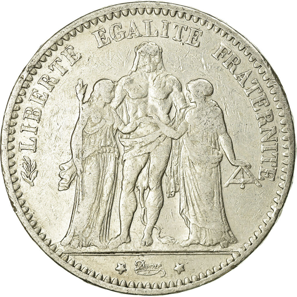 Coin, France, Hercule, 5 Francs, 1874, Paris, VF(20-25), Silver, KM:820.1