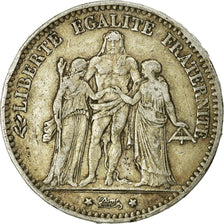 Coin, France, Hercule, 5 Francs, 1874, Paris, VF(20-25), Silver, KM:820.1