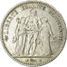 Moeda, França, Hercule, 5 Francs, 1874, Paris, VF(20-25), Prata, KM:820.1