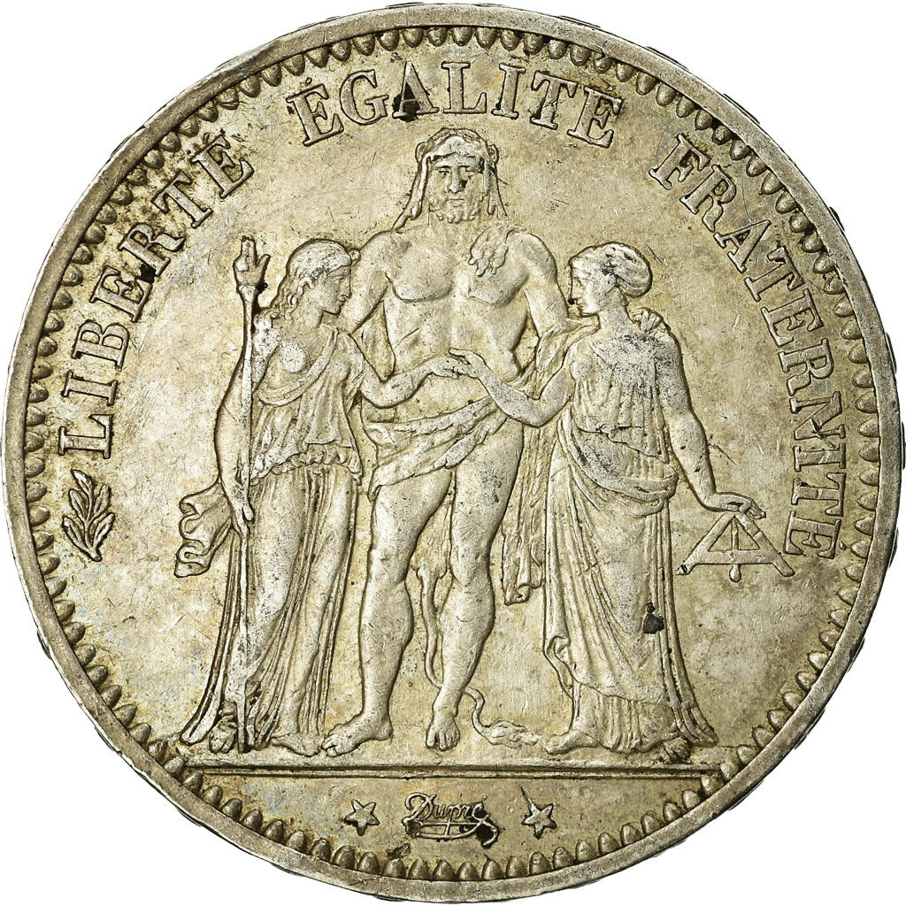 Coin, France, Hercule, 5 Francs, 1874, Paris, VF(30-35), Silver, KM:820.1