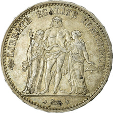 Coin, France, Hercule, 5 Francs, 1874, Paris, VF(30-35), Silver, KM:820.1