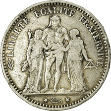 Münze, Frankreich, Hercule, 5 Francs, 1874, Paris, S+, Silber, KM:820.1