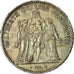 Munten, Frankrijk, Hercule, 5 Francs, 1874, Paris, FR+, Zilver, KM:820.1
