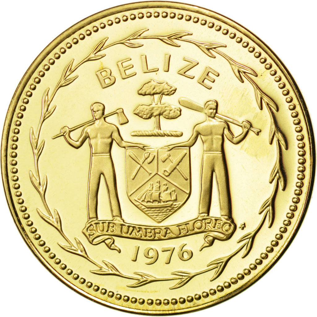Belize, 5 Cents, 1976, KM #47, MS(65-70), Nickel-Bronze, 3.63