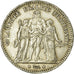 Moneta, Francja, Hercule, 5 Francs, 1874, Paris, VF(30-35), Srebro, KM:820.1