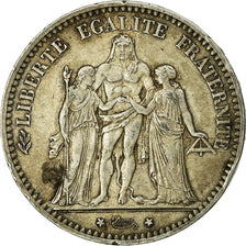 Coin, France, Hercule, 5 Francs, 1874, Paris, VF(20-25), Silver, KM:820.1