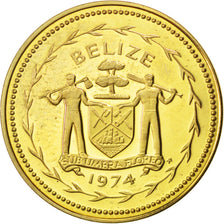 Belize, 5 Cents, 1974, KM #39, MS(65-70), Nickel-Bronze, 3.63