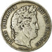 Moneda, Francia, Louis-Philippe, 5 Francs, 1833, Toulouse, BC+, Plata, KM:749.9