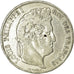 Coin, France, Louis-Philippe, 5 Francs, 1836, Lyon, VF(20-25), Silver, KM:749.4