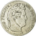 Moeda, França, Louis-Philippe, 5 Francs, 1836, Strasbourg, VF(20-25), Prata