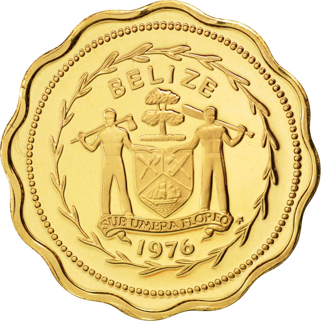 Belize, 1 Cent, 1976, KM #46, MS(65-70), Bronze, 2.60