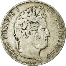 Coin, France, Louis-Philippe, 5 Francs, 1844, Paris, VF(20-25), Silver