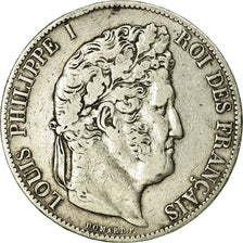 Monnaie, France, Louis-Philippe, 5 Francs, 1844, Paris, TB, Argent