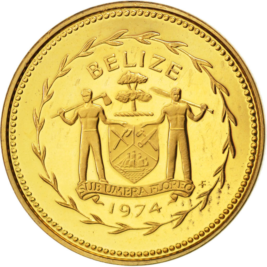 Belize, 1 Cent, 1974, KM #38, MS(65-70), Bronze, 2.65