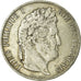 Moneta, Francia, Louis-Philippe, 5 Francs, 1844, Lille, MB, Argento, KM:749.13