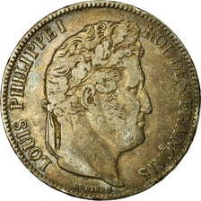 Münze, Frankreich, Louis-Philippe, 5 Francs, 1840, Paris, S, Silber, KM:749.1