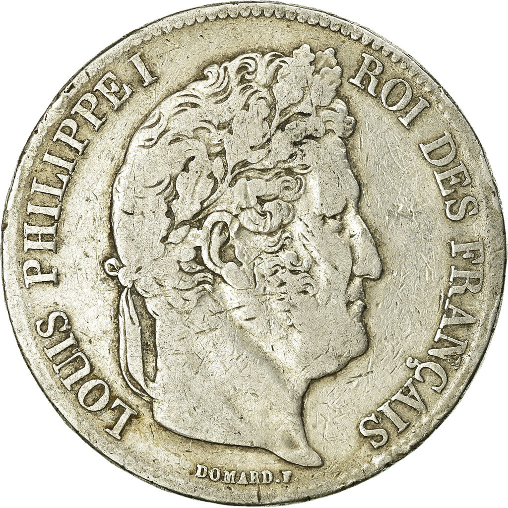 Coin, France, Louis-Philippe, 5 Francs, 1840, Lille, VF(20-25), Silver