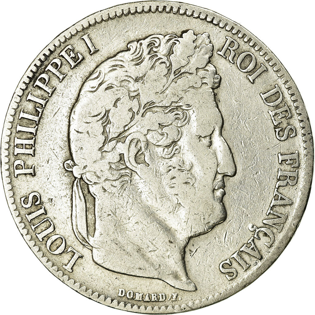 Coin, France, Louis-Philippe, 5 Francs, 1840, Lille, VF(20-25), Silver