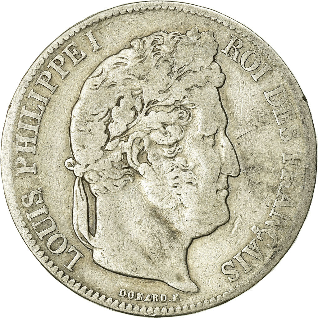Coin, France, Louis-Philippe, 5 Francs, 1840, Lille, F(12-15), Silver