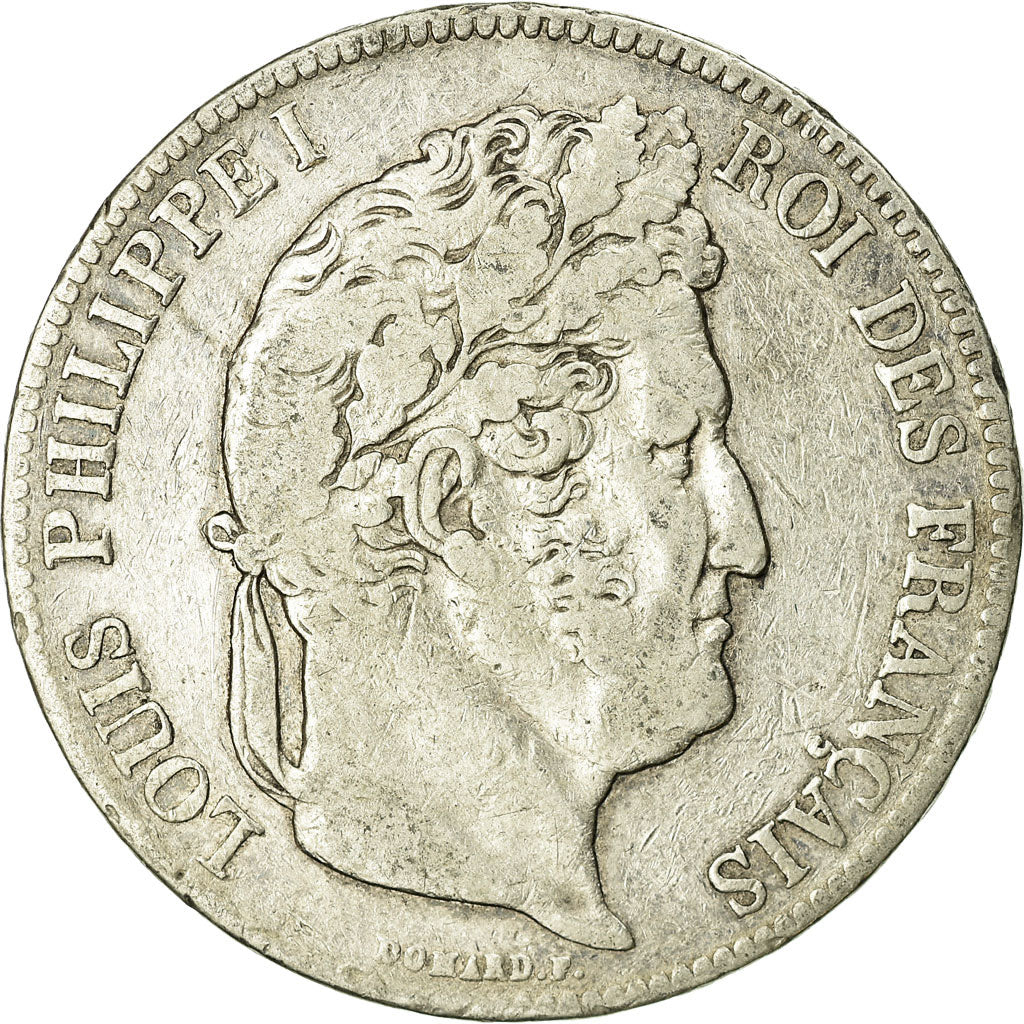 Coin, France, Louis-Philippe, 5 Francs, 1840, Rouen, VF(20-25), Silver