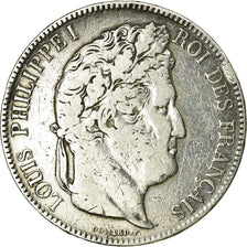 Monnaie, France, Louis-Philippe, 5 Francs, 1843, Paris, TB, Argent, Gadoury:678