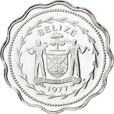BELIZE, Cent, 1977, Franklin Mint, KM #46b, MS(65-70), Aluminum, 0.81