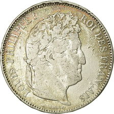Monnaie, France, Louis-Philippe, 5 Francs, 1843, Strasbourg, TB, Argent