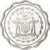 BELIZE, Cent, 1975, Franklin Mint, KM #46a, MS(65-70), Silver, 19, 2.92