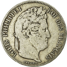Monnaie, France, Louis-Philippe, 5 Francs, 1834, Paris, TB, Argent, Gadoury:678