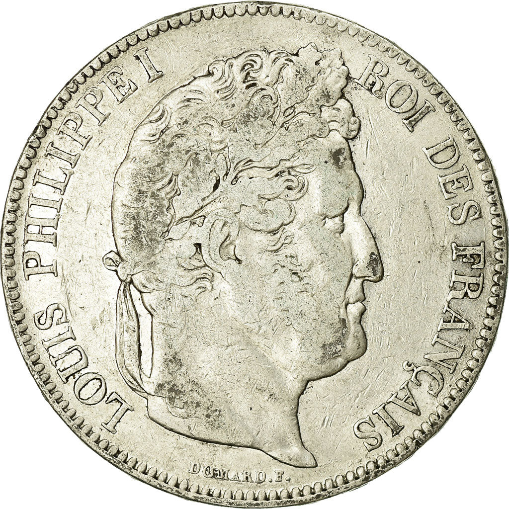 Monnaie, France, Louis-Philippe, 5 Francs, 1834, Paris, TB, Argent, Gadoury:678