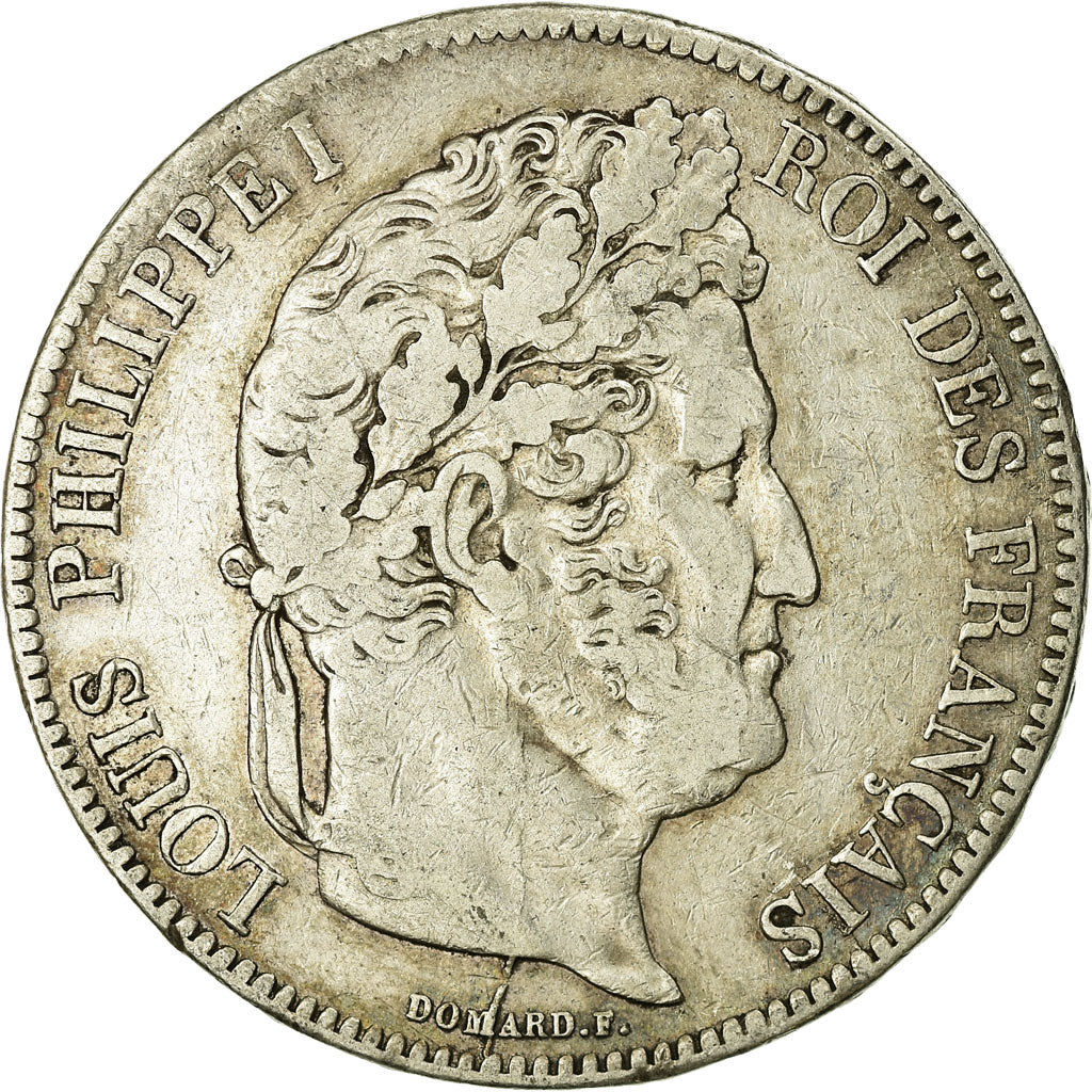 Monnaie, France, Louis-Philippe, 5 Francs, 1834, Nantes, TB, Argent