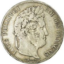 Monnaie, France, Louis-Philippe, 5 Francs, 1834, Nantes, TB, Argent