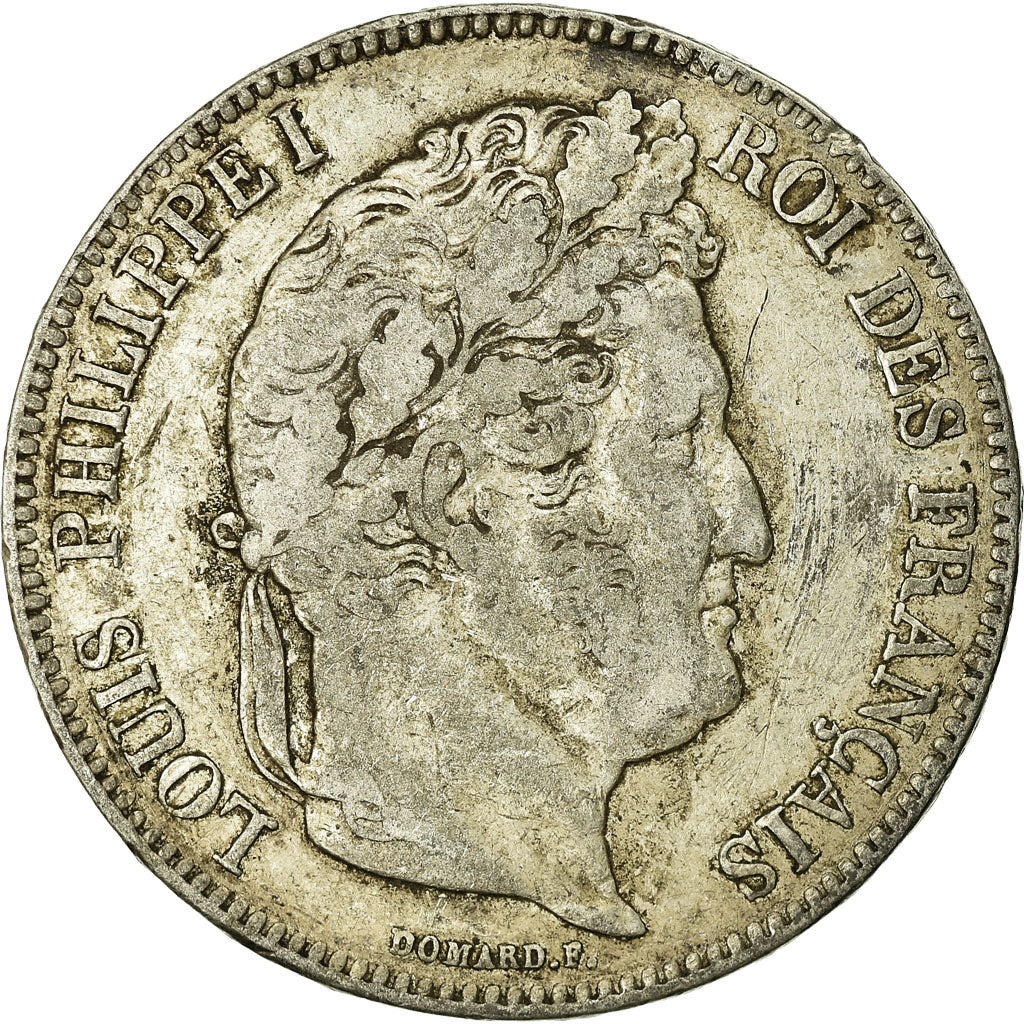 Coin, France, Louis-Philippe, 5 Francs, 1834, La Rochelle, VF(20-25), Silver