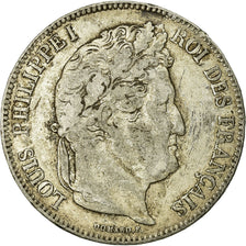 Coin, France, Louis-Philippe, 5 Francs, 1834, La Rochelle, VF(20-25), Silver