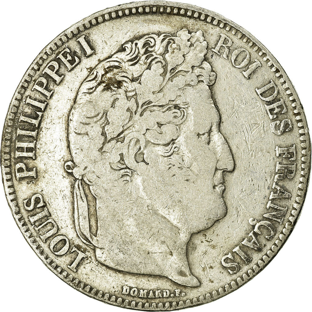 Coin, France, Louis-Philippe, 5 Francs, 1834, La Rochelle, VF(20-25), Silver