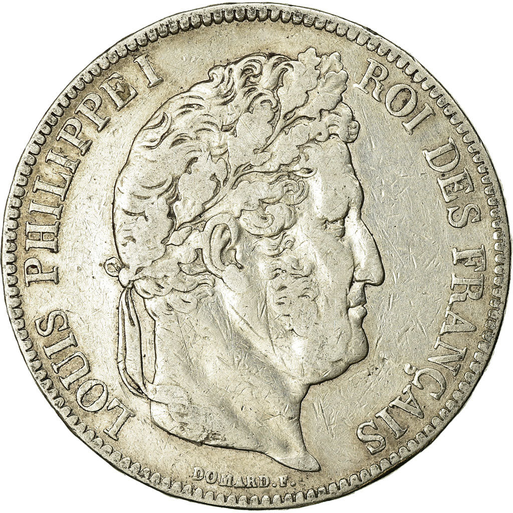 Coin, France, Louis-Philippe, 5 Francs, 1834, La Rochelle, VF(20-25), Silver