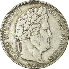 Moneta, Francia, Louis-Philippe, 5 Francs, 1834, Lille, MB, Argento, KM:749.13