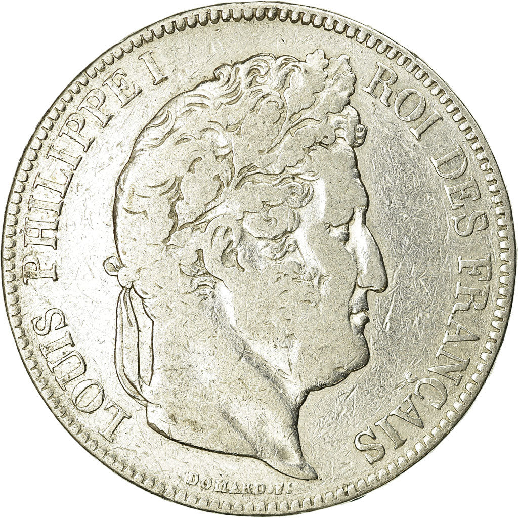 Monnaie, France, Louis-Philippe, 5 Francs, 1834, Bordeaux, TB, Argent