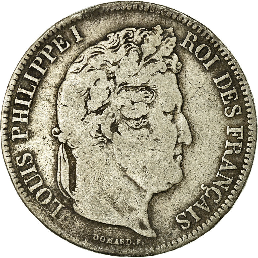 Coin, France, Louis-Philippe, 5 Francs, 1834, Limoges, VF(20-25), Silver