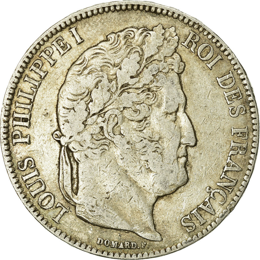 Monnaie, France, Louis-Philippe, 5 Francs, 1841, Paris, TB, Argent, Gadoury:678