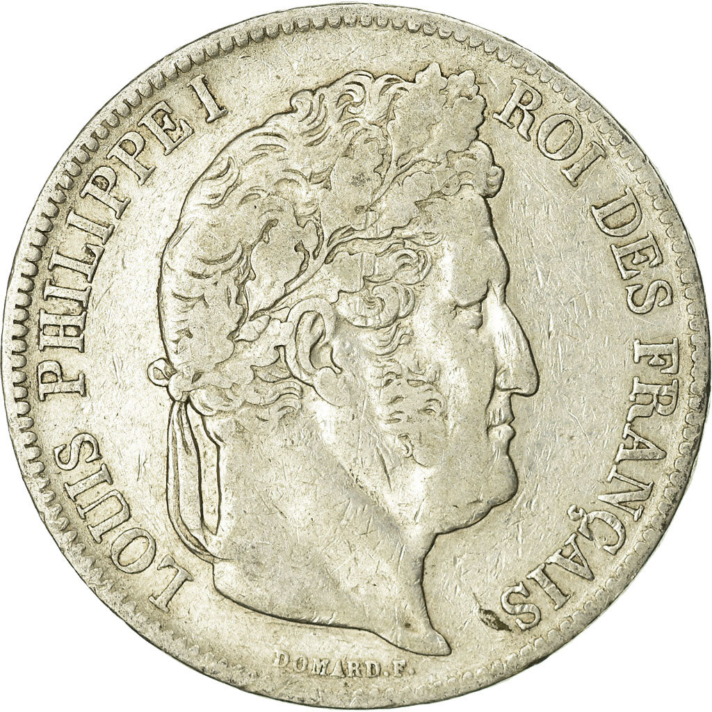 Monnaie, France, Louis-Philippe, 5 Francs, 1841, Strasbourg, TB, Argent