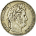 Moneta, Francia, Louis-Philippe, 5 Francs, 1848, Paris, MB, Argento, KM:749.1